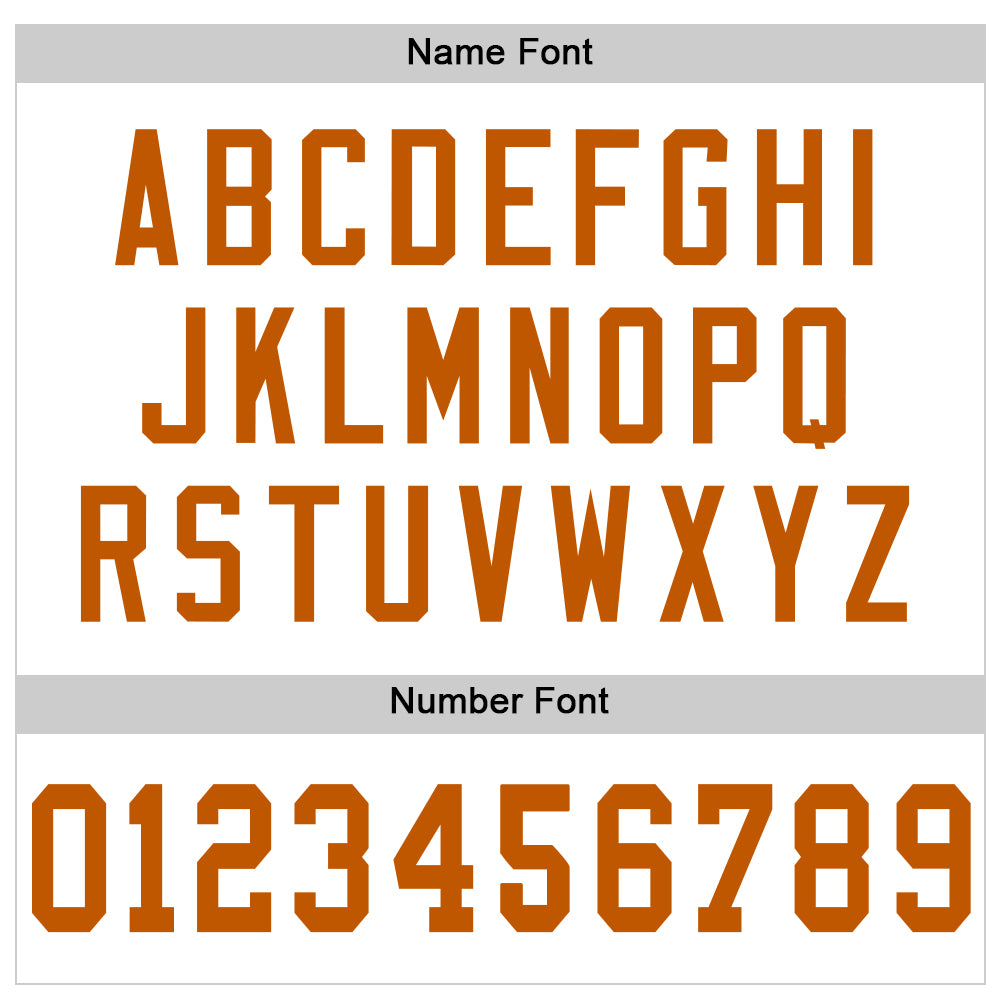 Custom White Texas Orange Mesh Authentic Football Jersey - Image 4